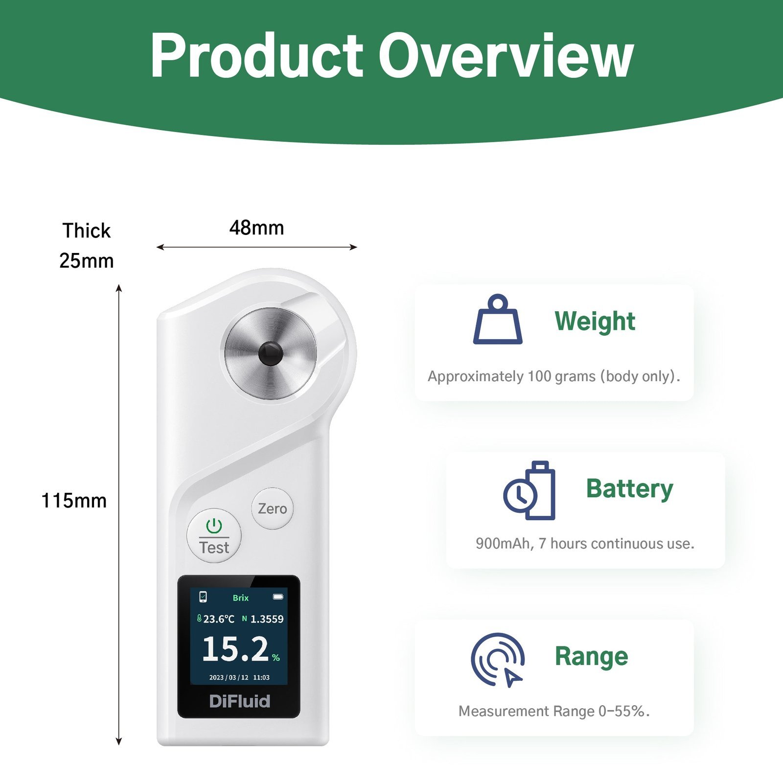 brix meter refractometer